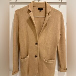 J. Crew Mercantile Tan Knit Blazer